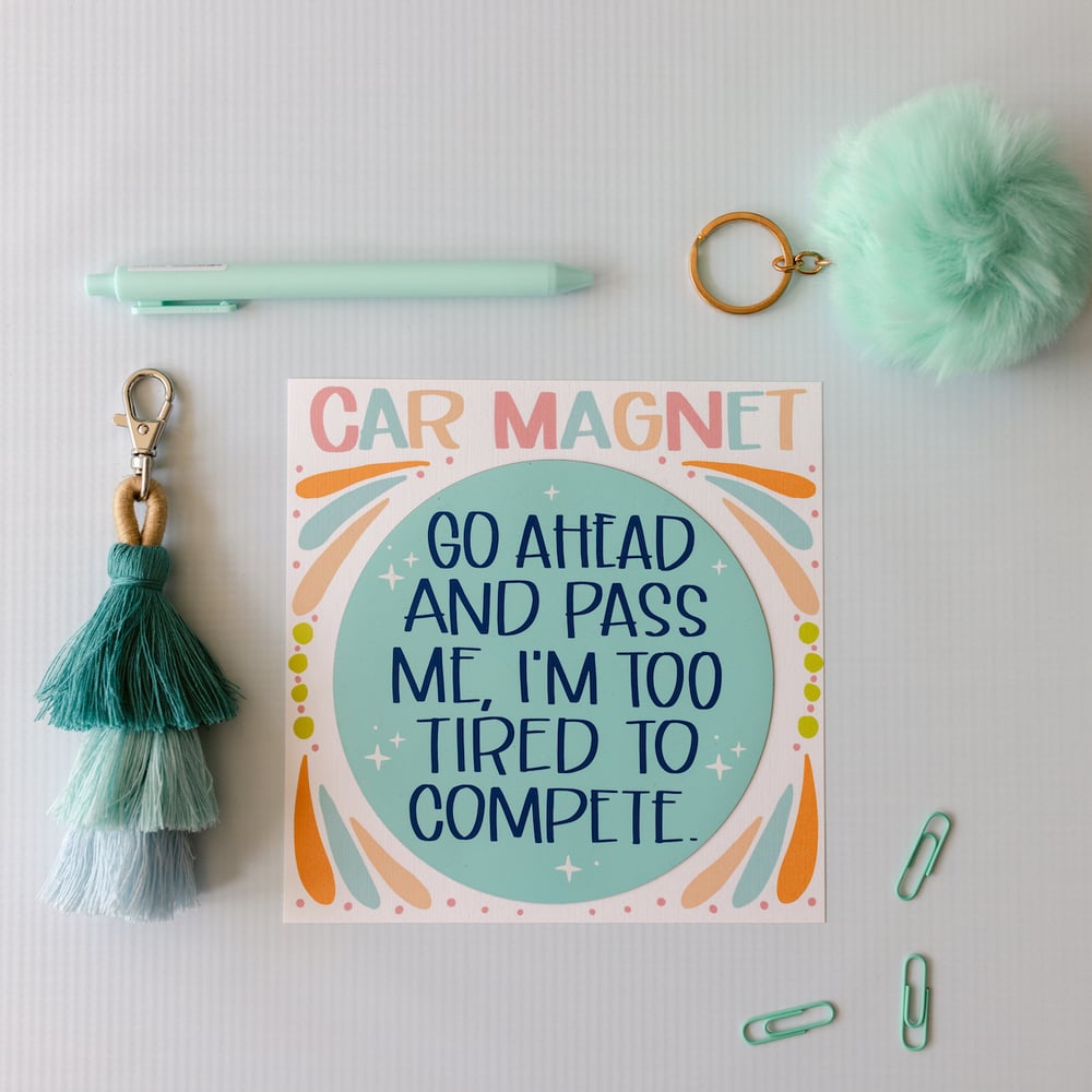 Image of Car Magnet - Go Ahead & Pass Me