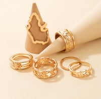 Image 2 of AFRICA 6 PIECE RING SET