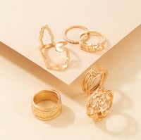 Image 3 of AFRICA 6 PIECE RING SET