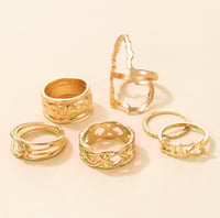 Image 4 of AFRICA 6 PIECE RING SET