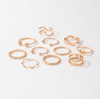 Image 2 of RIDE THE WAVE 11 PIECE RING SET