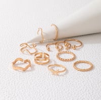 Image 3 of RIDE THE WAVE 11 PIECE RING SET