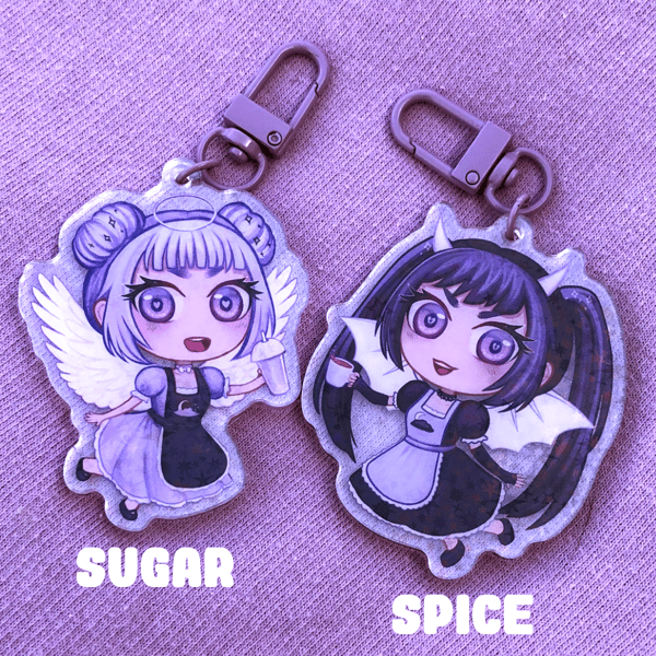 Image of Sugar and Spice keychains