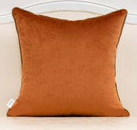 Image 4 of Geometric Gold Leather Striped Cushion Cases