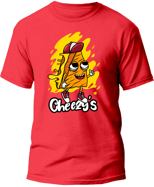 Image of CHEEZY'S RED SHORT SLEEVE SHIRT