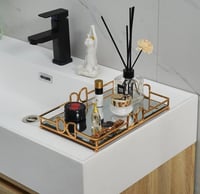Image 2 of Mutilpurpose Gold Decorative Tray