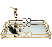 Image 1 of Mutilpurpose Gold Decorative Tray