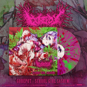 Image of Officially Licensed Gorepot "School Girl Sashimi" Full Length Album Vinyl LP