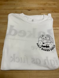 Image 1 of HALF BAKED SOFLO LOGO TEE OG WHITE 