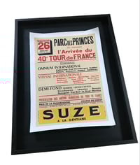 Image 3 of Suze advertising poster - Arrival ceremony at the Parc des Princes of the 40th Tour de France