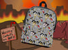 Skitzo Backpack with Grey Trim