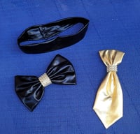 Image 3 of Costomized Bowtie/tie set 🎀👔