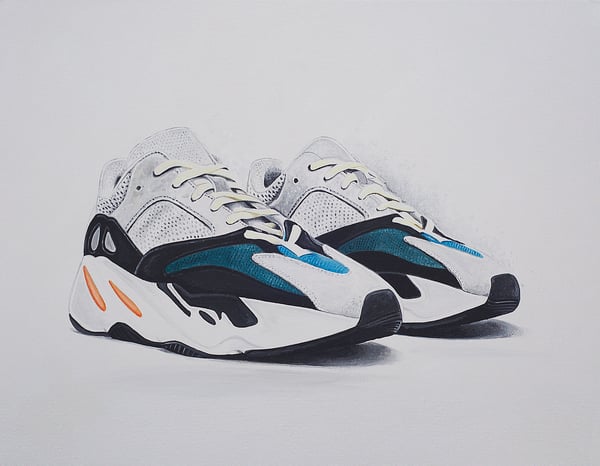 Image of YEEZY WAVERUNNERS - ORIGINAL ACRYLIC PAINTING