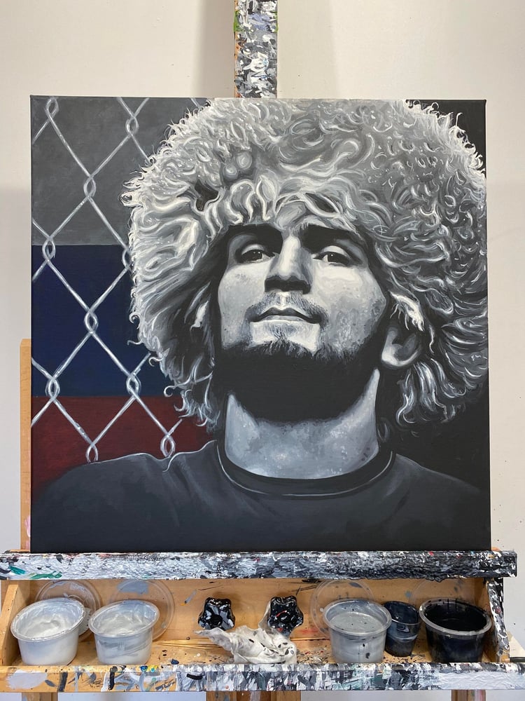 Image of  KHABIB - ORIGINAL ACRYLIC PAINTING