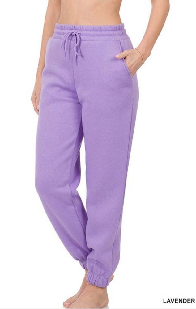 Image of Jogger & Bodysuit Set (purple) 