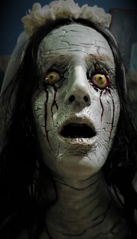 Image 1 of La Llorona Weeping Woman Latex Mask