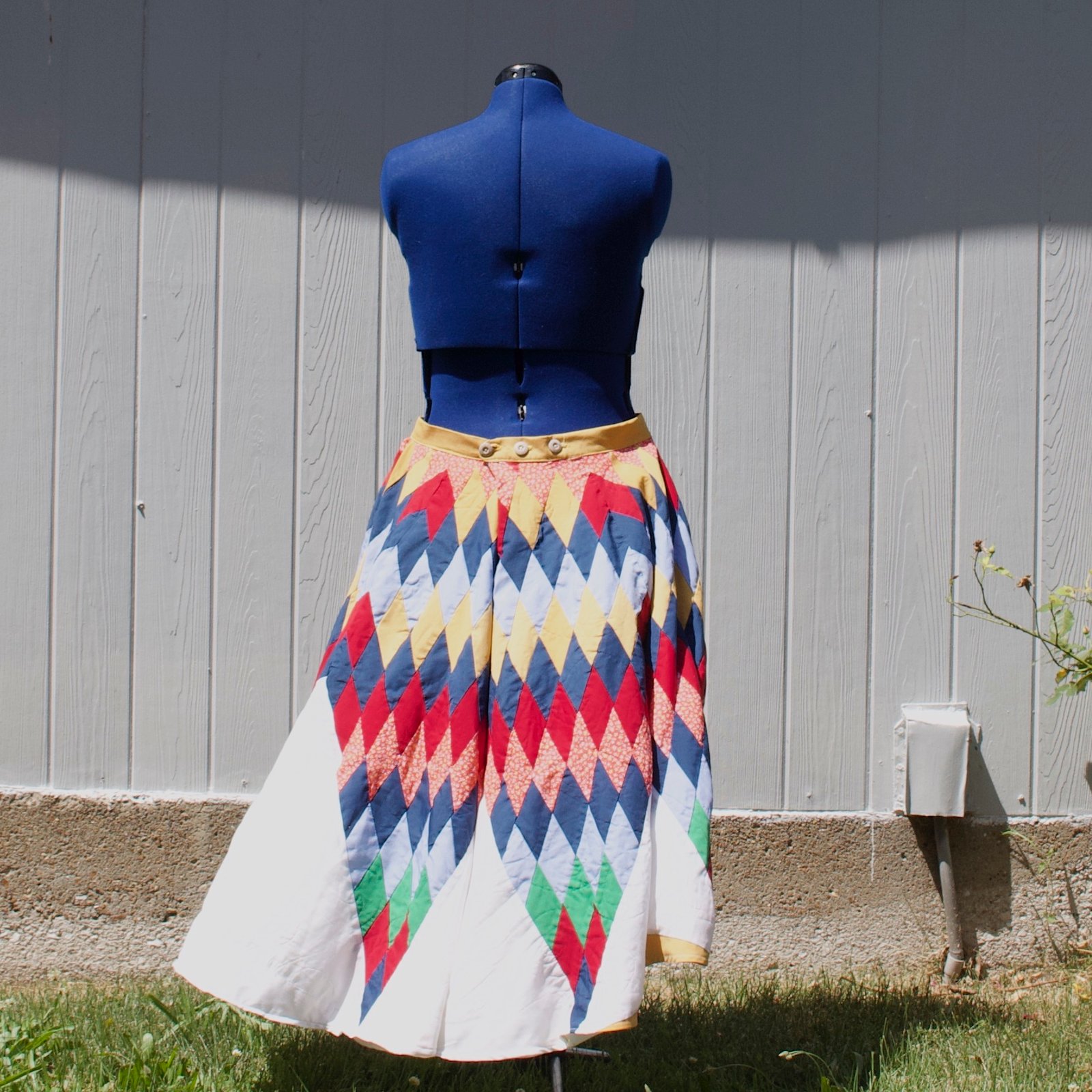 WOMENS】#QUILTING ADJUSTABLE SKIRT Adjustable Circle Skirt With