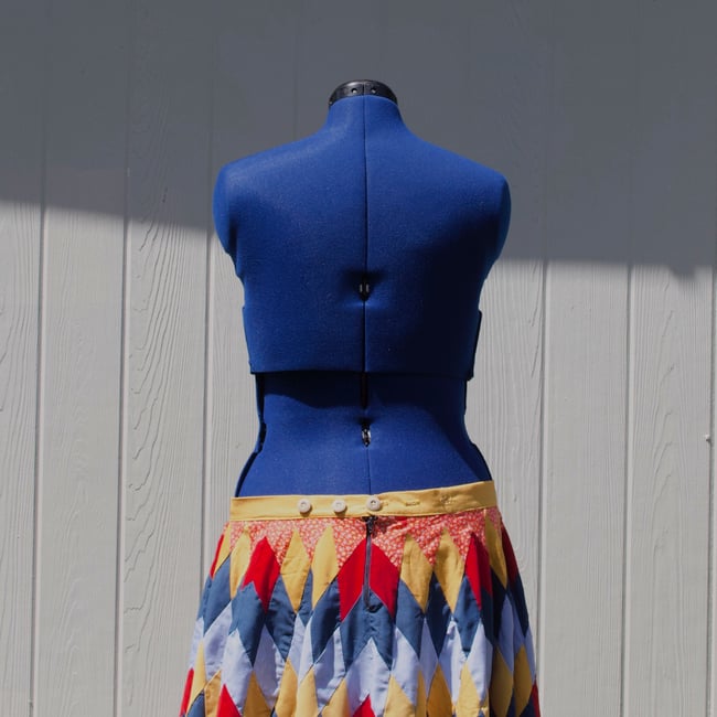 Lone Star Adjustable Quilt Skirt, 36”-39”