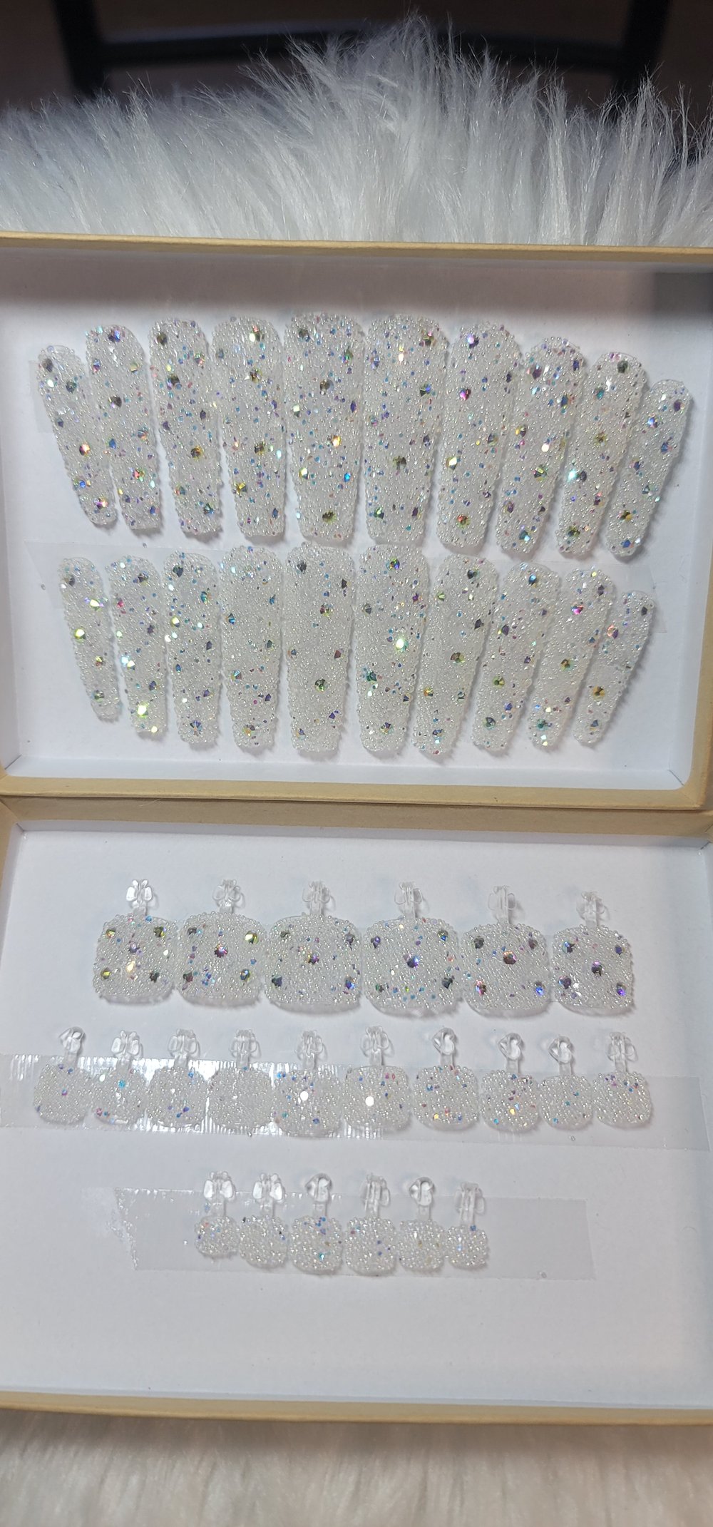 Image of Clear pixie crystal set