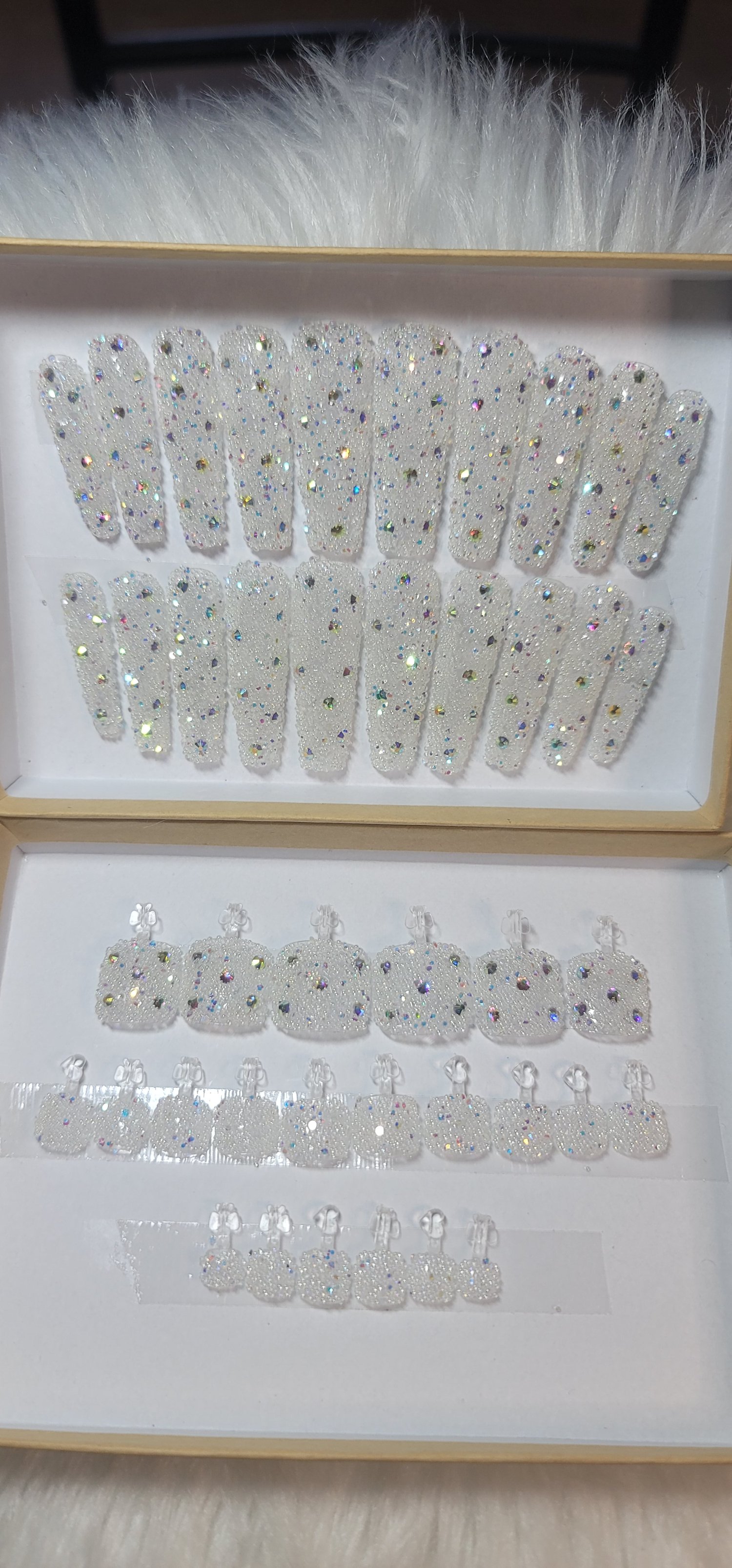 Image of Clear pixie crystal set