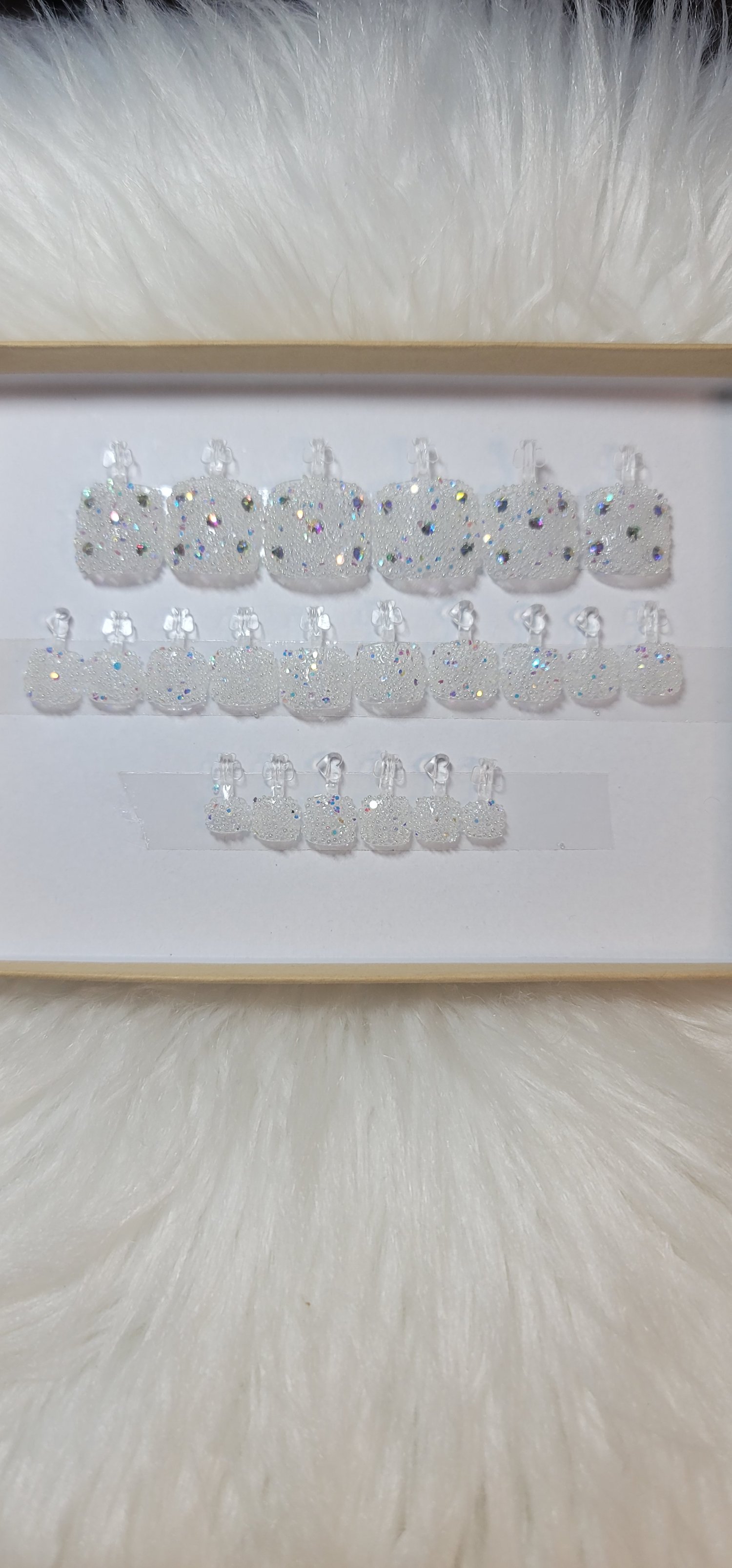 Image of Clear pixie crystal set