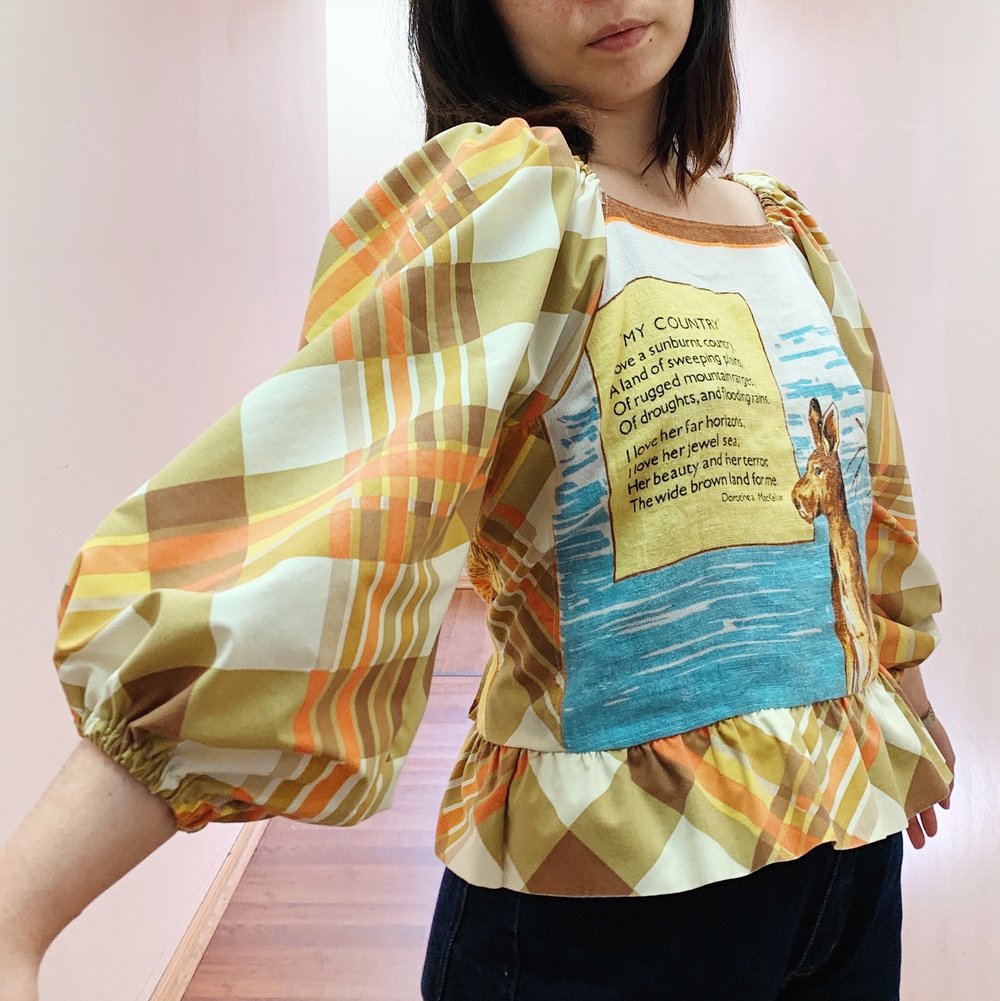 Image of Tea Towel Top — My Country