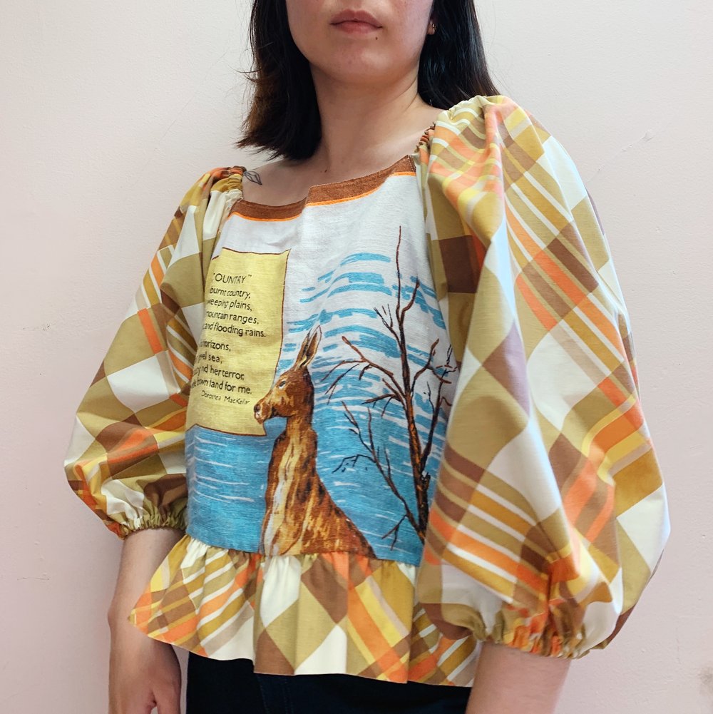 Image of Tea Towel Top — My Country