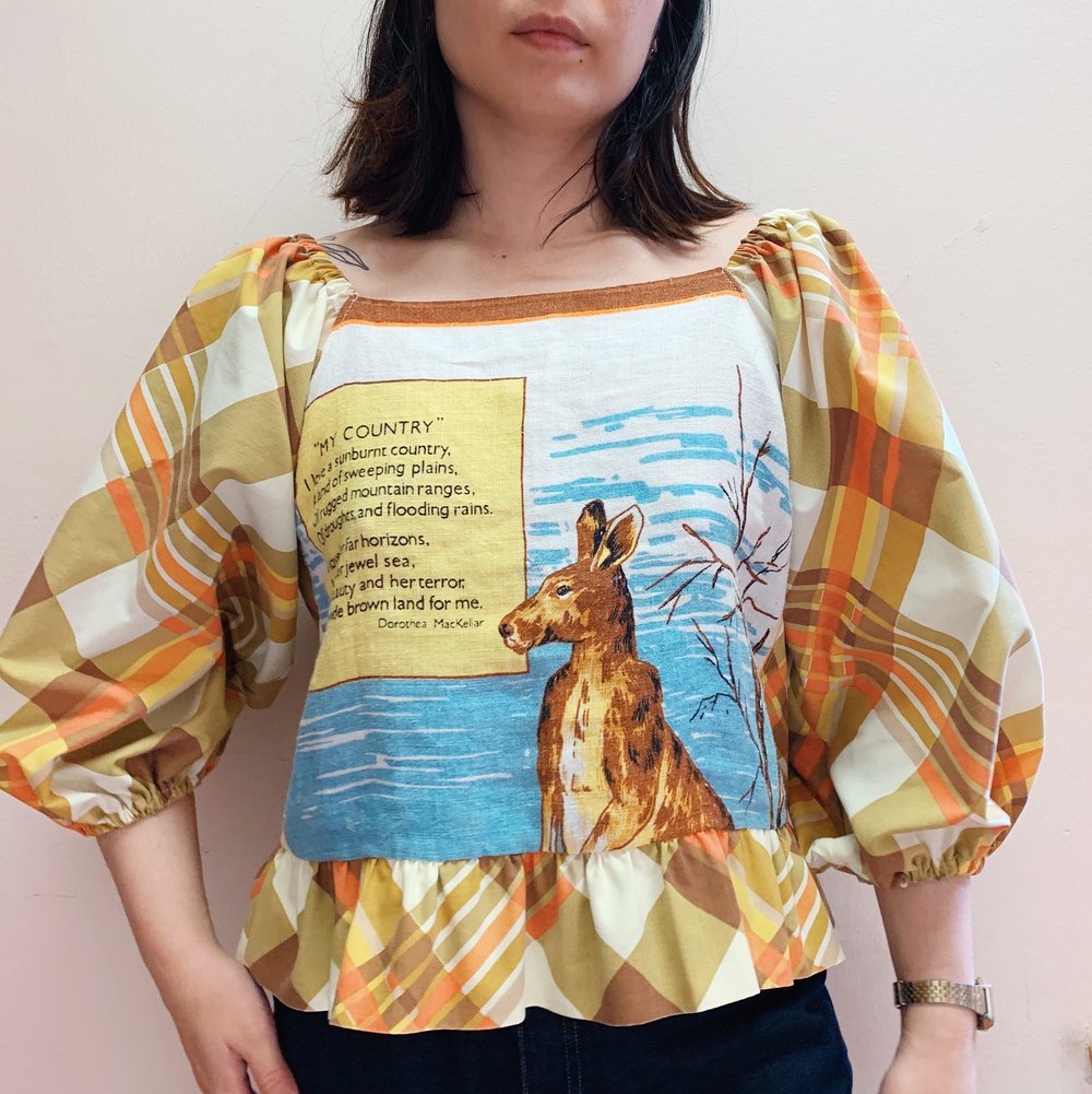 Image of Tea Towel Top — My Country