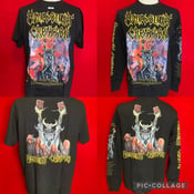Image of Officially Licensed Malevolent Creation "The Ten Commandments" Cover Art Short/Long Sleeve Shirt!! 