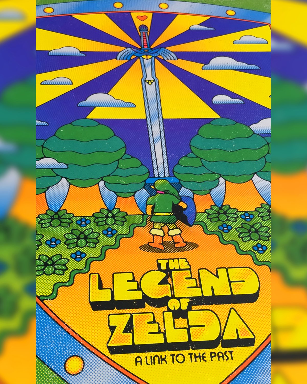 A Link to the Past • 18"x24" blacklight poster