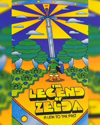 Image 2 of A Link to the Past • 18"x24" blacklight poster