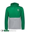 Men's Holloway Quarter-Zip Jacket - Green/Grey
