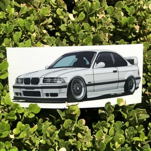 Image of KUWTB Kustoms E36 Decal Sticker