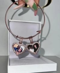 Image 4 of Custom Photo Charm Bracelet