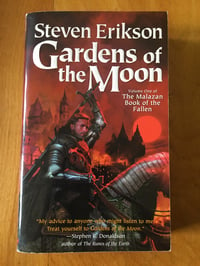 Image 1 of Steven Erikson "Gardens of the Moon" Mass Market Paperback