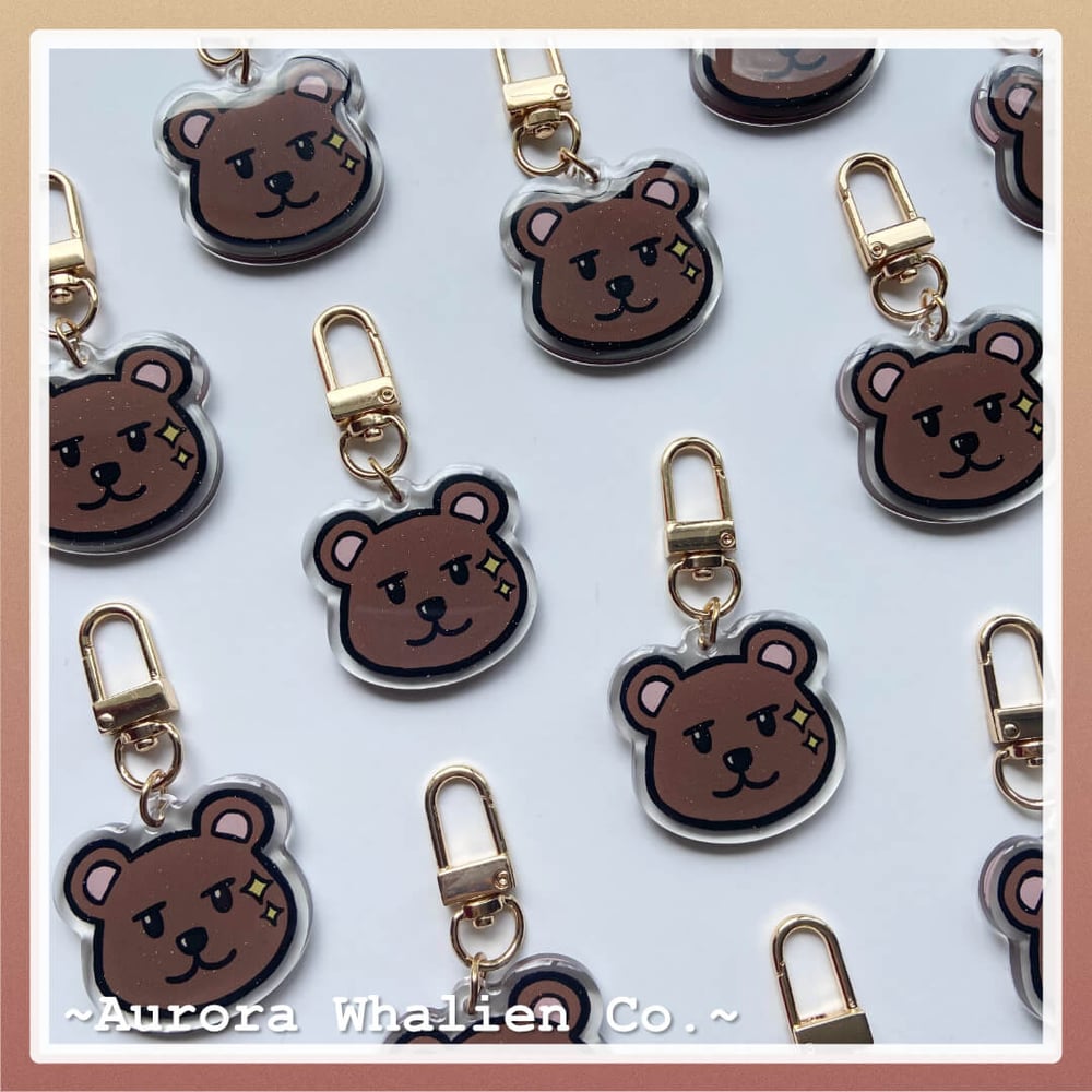 Image of Tae Bear Acrylic Keychain