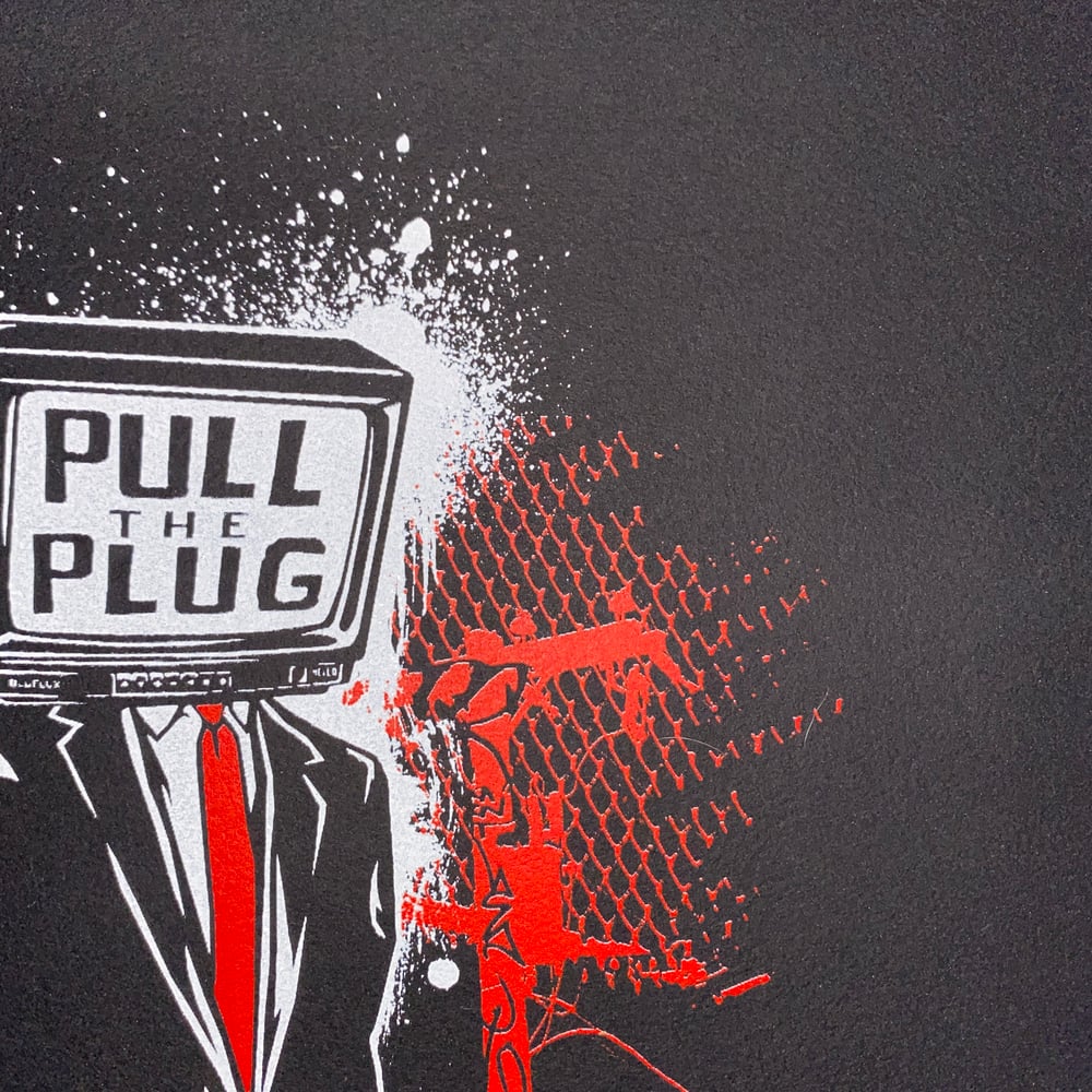 Fine Art Print PULL THE PLUG 22x30 