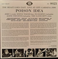 Image 2 of POISON IDEA - "The Beast Goes East" CD