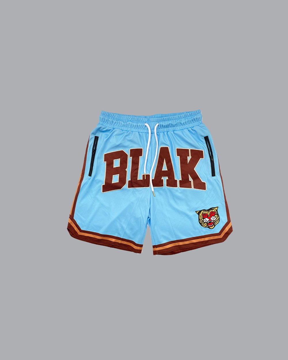 Image of The BLAK Basketball Shorts in Sky Blue