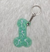 Sea Green Penis Keychain