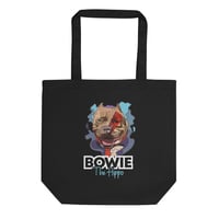 Image 1 of Bowie the Hippo Tote Bag