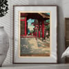 Meguro Fudo Temple | Kawase Hasui | Ukiyo-e | Japanese Woodblock | Fine Art Print
