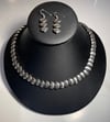 Sterling Silver Vintage Bear Claw Necklace And Earrings