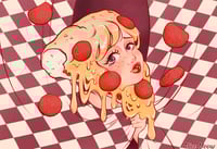 Image 1 of The Tasty Pizza pie Print
