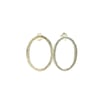 Oval Post Earrings