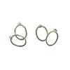 Oval Post Earrings