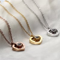 Maharaani Personalised Heart Picture Necklace