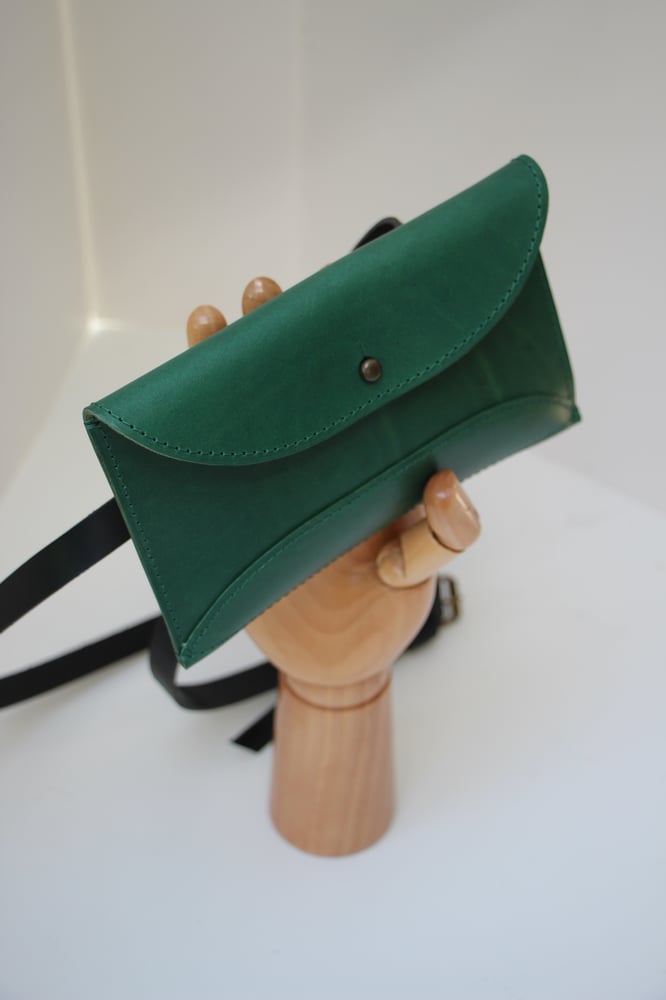 Image of Portefeuille Belt green