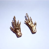 Image 1 of Hand of Glory charm (silver/bronze)
