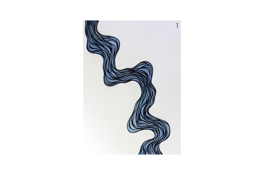 Image of River Thinking Series {Original Papercuts - 22x30"}